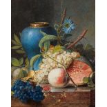 Jean-Louis PrevostStillleben mit Früchten und blauer Vase