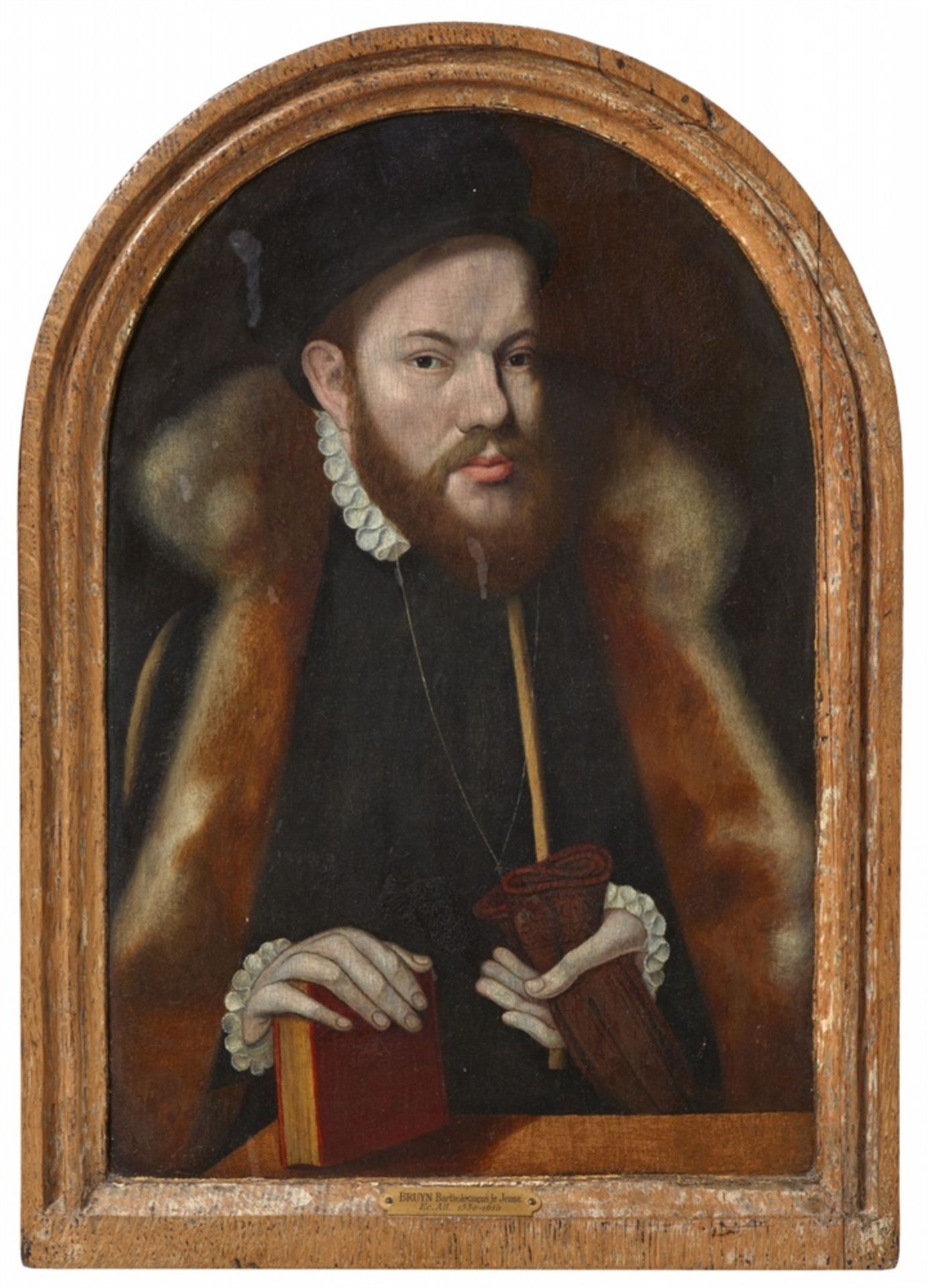 Kölner Meister der frühen 1570er JahreBildnis eines Mannes mit Pelzschaube