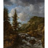 Jacob van RuisdaelLandschaft mit Wasserfall