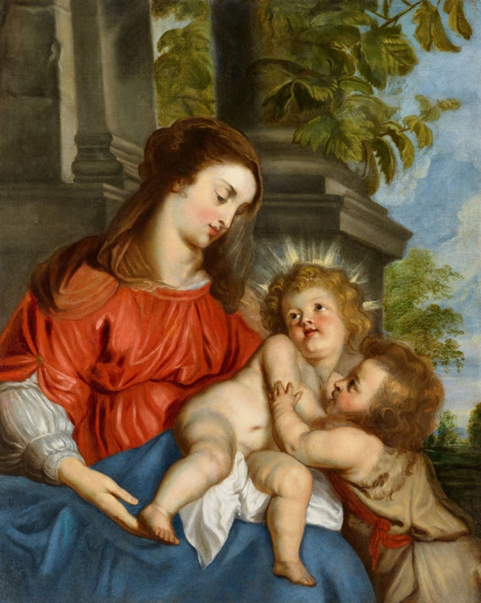 Erasmus Quellinus IIMaria mit Kind und dem hl. Johannes