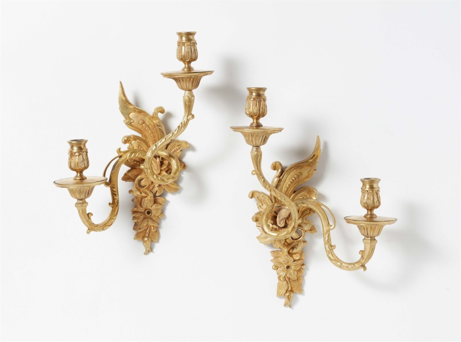 Paar Wandappliken aus der Periode Louis XV