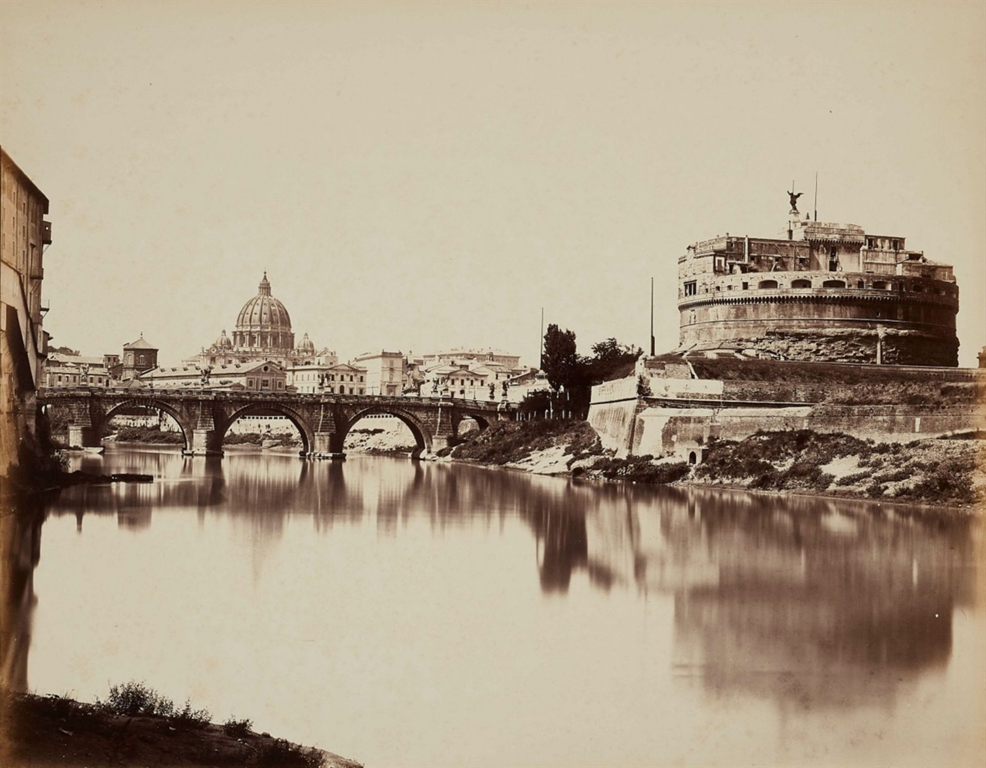 Tommaso CuccioniBlick auf den Tiber mit Engelsburg - Image 2 of 2