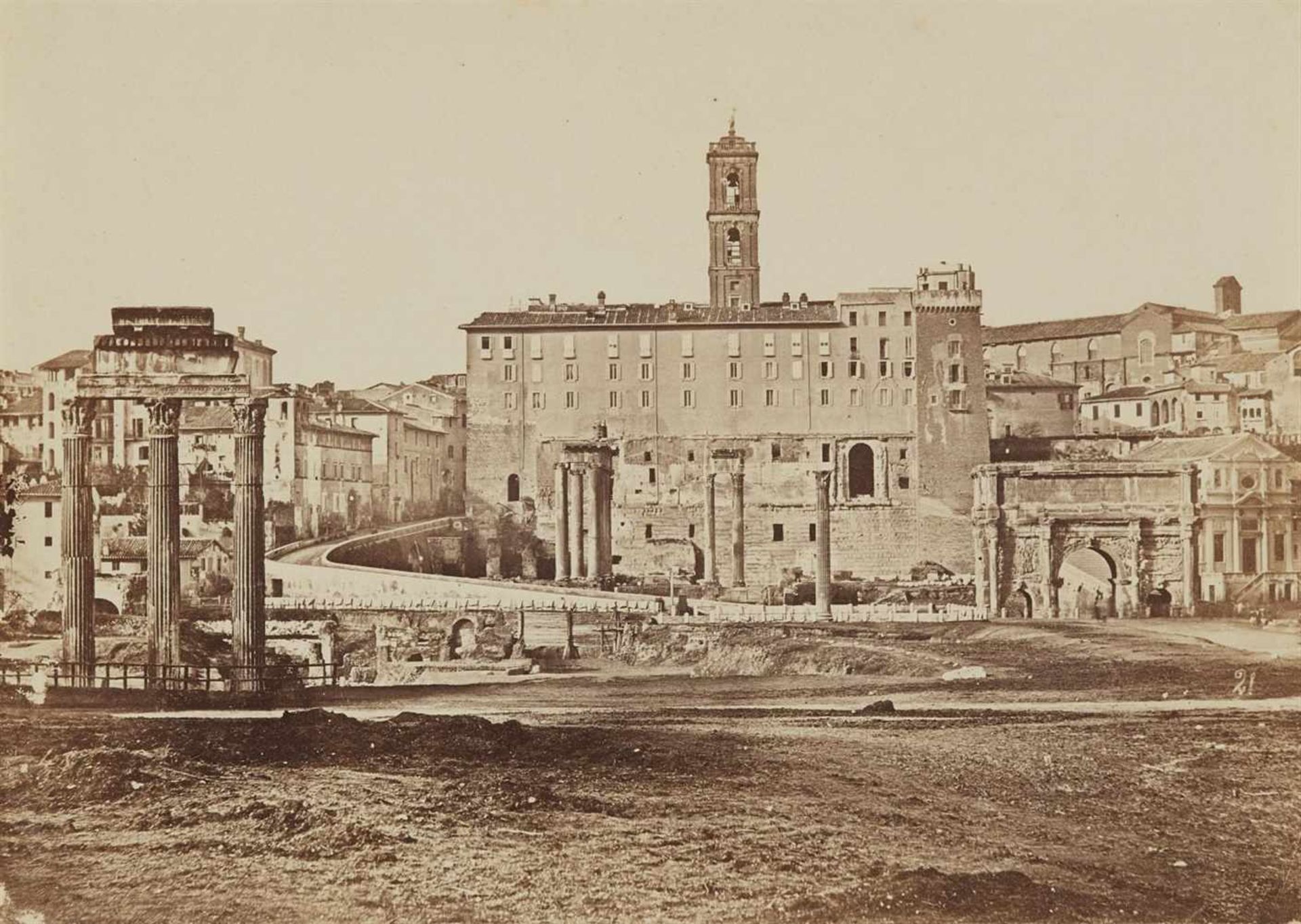 James AndersonForum Romanum, Blick auf das Kapitol