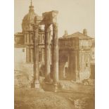 Frédéric FlachéronTempel des Jupiter und Septimius-Severus-Bogen, Forum Romanum