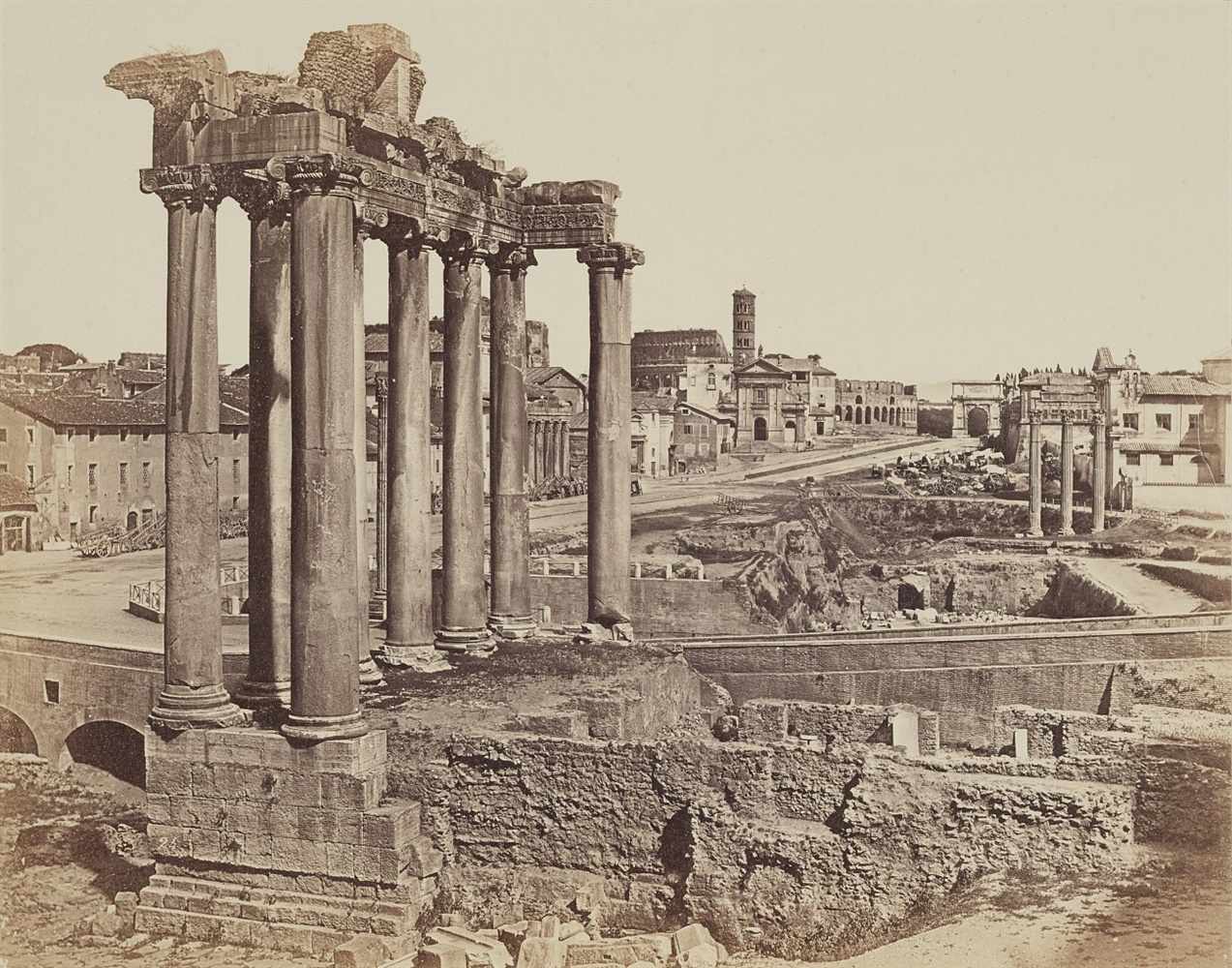 James AndersonTempel des Saturn, Forum Romanum