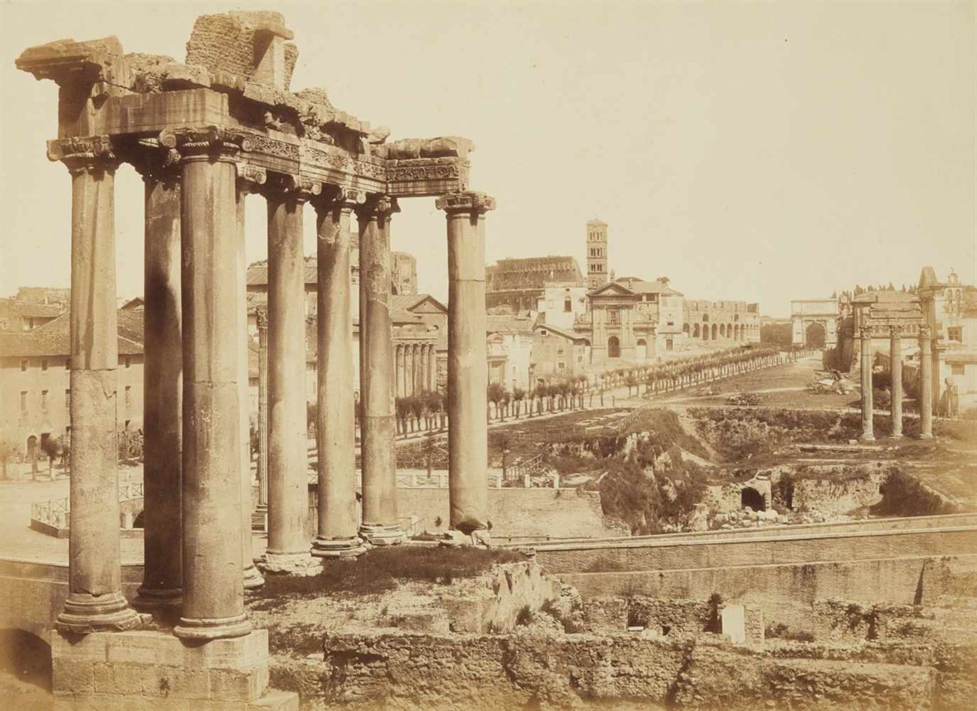 Tommaso CuccioniTempel des Saturn, Forum Romanum