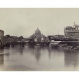 Charles SoulierBlick auf den Tiber mit Engelsbrücke