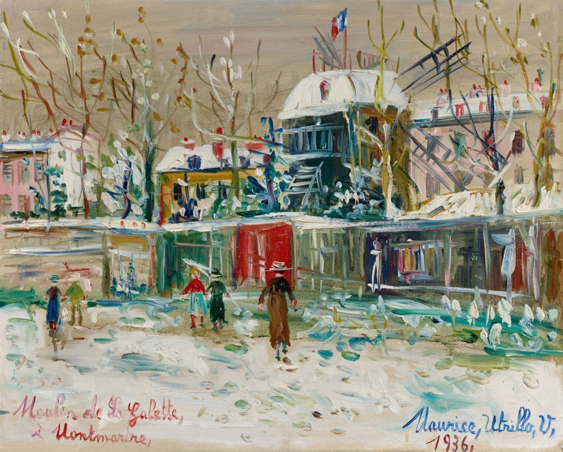 Maurice UtrilloMoulin de la Galette à Montmartre
