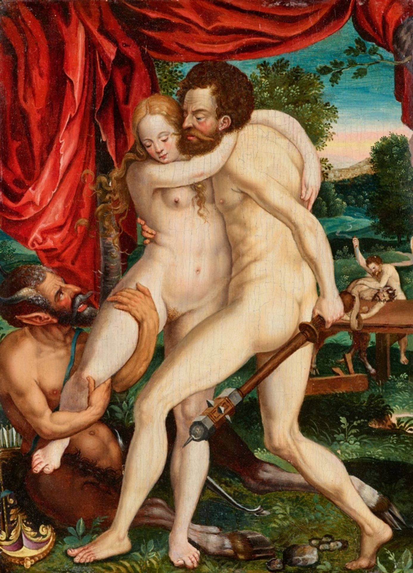 Deutscher Meister Ende 16. JahrhundertDrei Taten des Herkules - Bild 3 aus 3