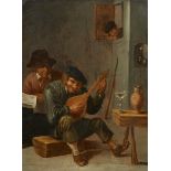 Niederländischer Meister des 17. JahrhundertsInterieur mit zwei musizierenden Männern