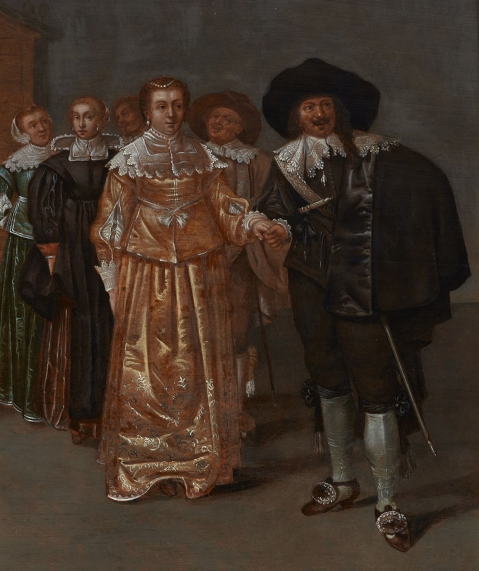 Niederländischer Meister des 17. JahrhundertsDie Vorstellung der Braut