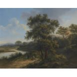 Gerrit Jan MichaelisBewaldete Landschaft mit Rastenden