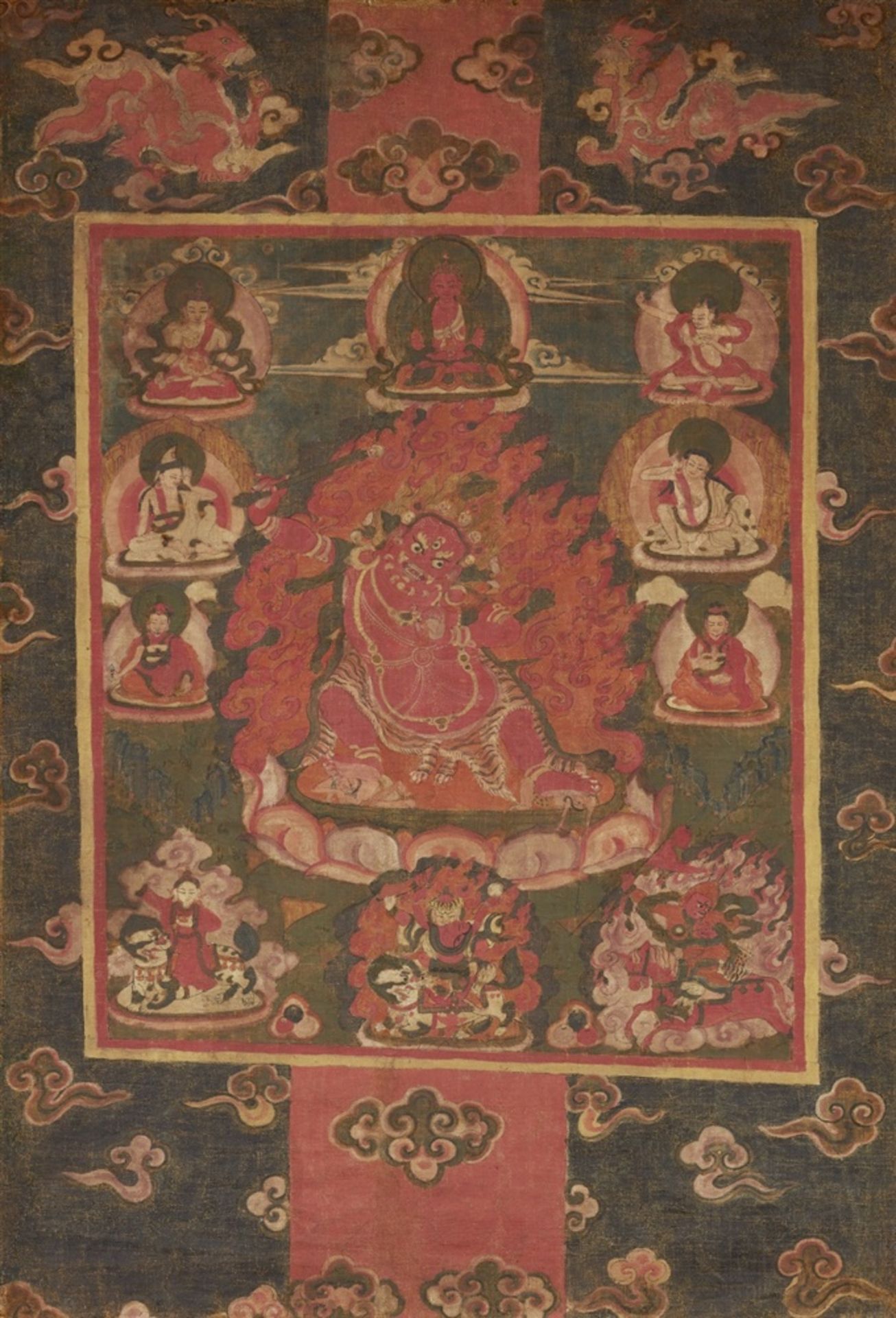 Thangka des Hayagriva. Tibet. 18./19. Jh.