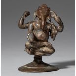 Ganesha. Bronze. 19. Jh.