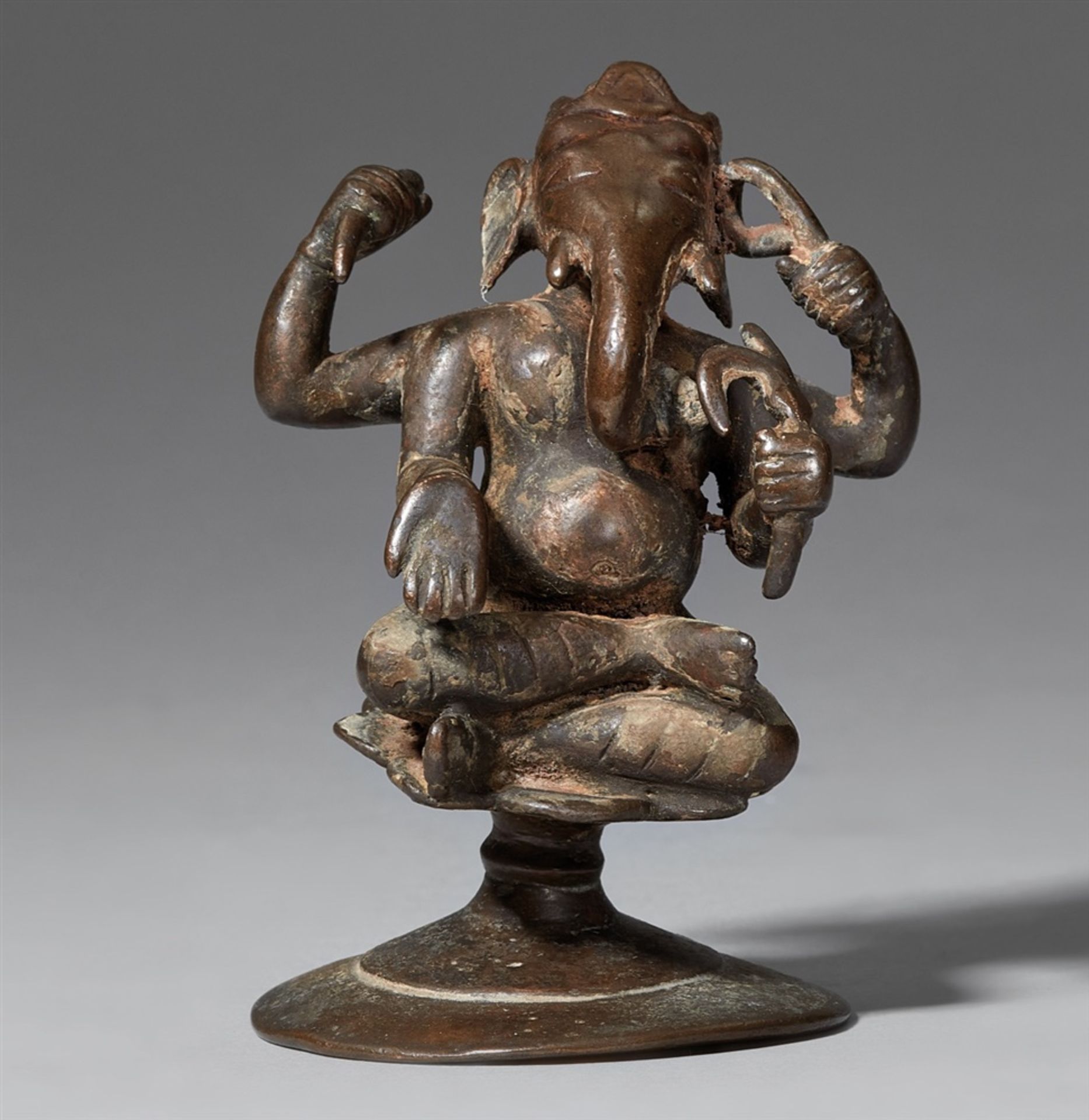 Ganesha. Bronze. 19. Jh.