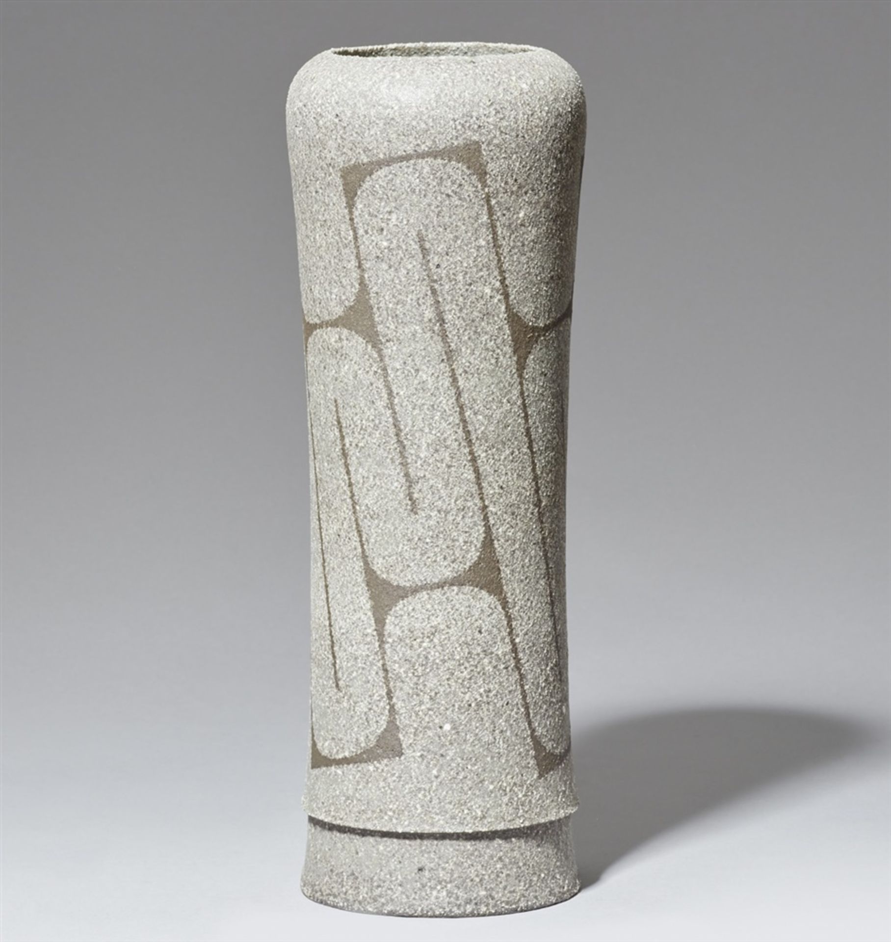 Hohe Vase. Präfektur Tochigi, Mashiko. Spätes 20./frühes 21. Jh.