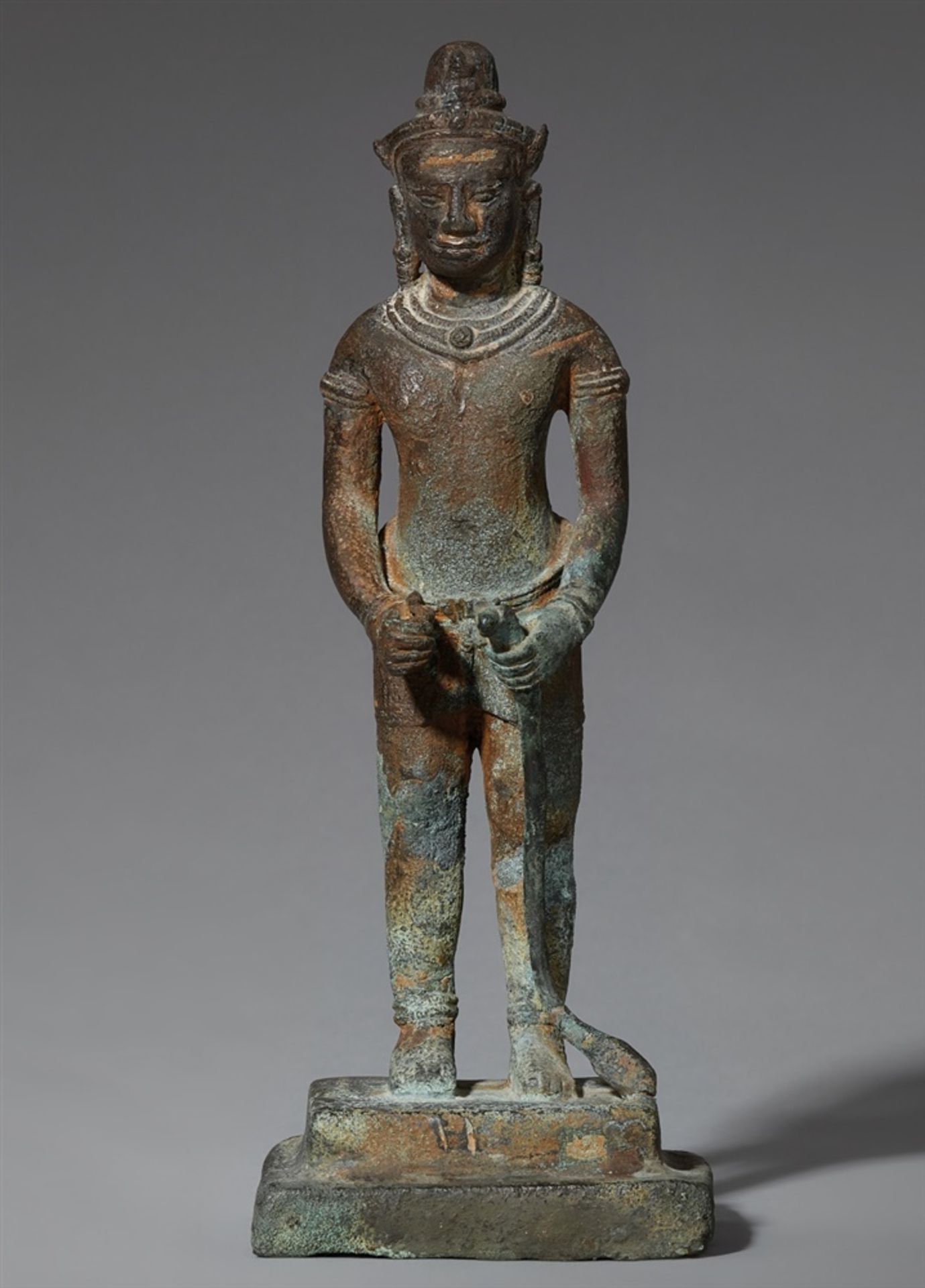 Avalokiteshvara. Bronze. Kambodscha, Bayon. Spätes 12./ frühes 13. Jh.