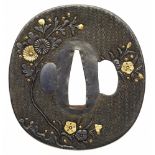 Tsuba. Shakudô. Ko kinkô. Spätes 16. Jh.