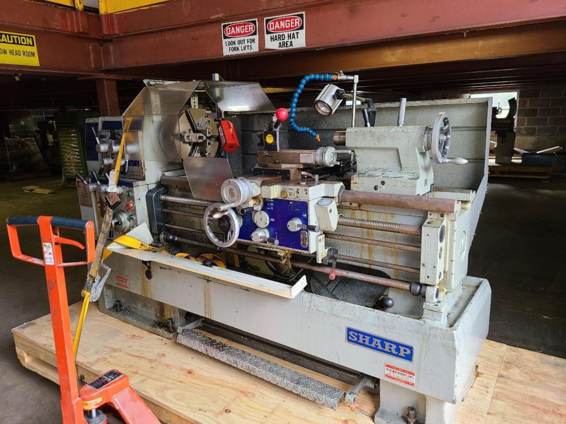 2003 Sharp 1640 Engine Lathe with Digital Readout - Image 2 of 6