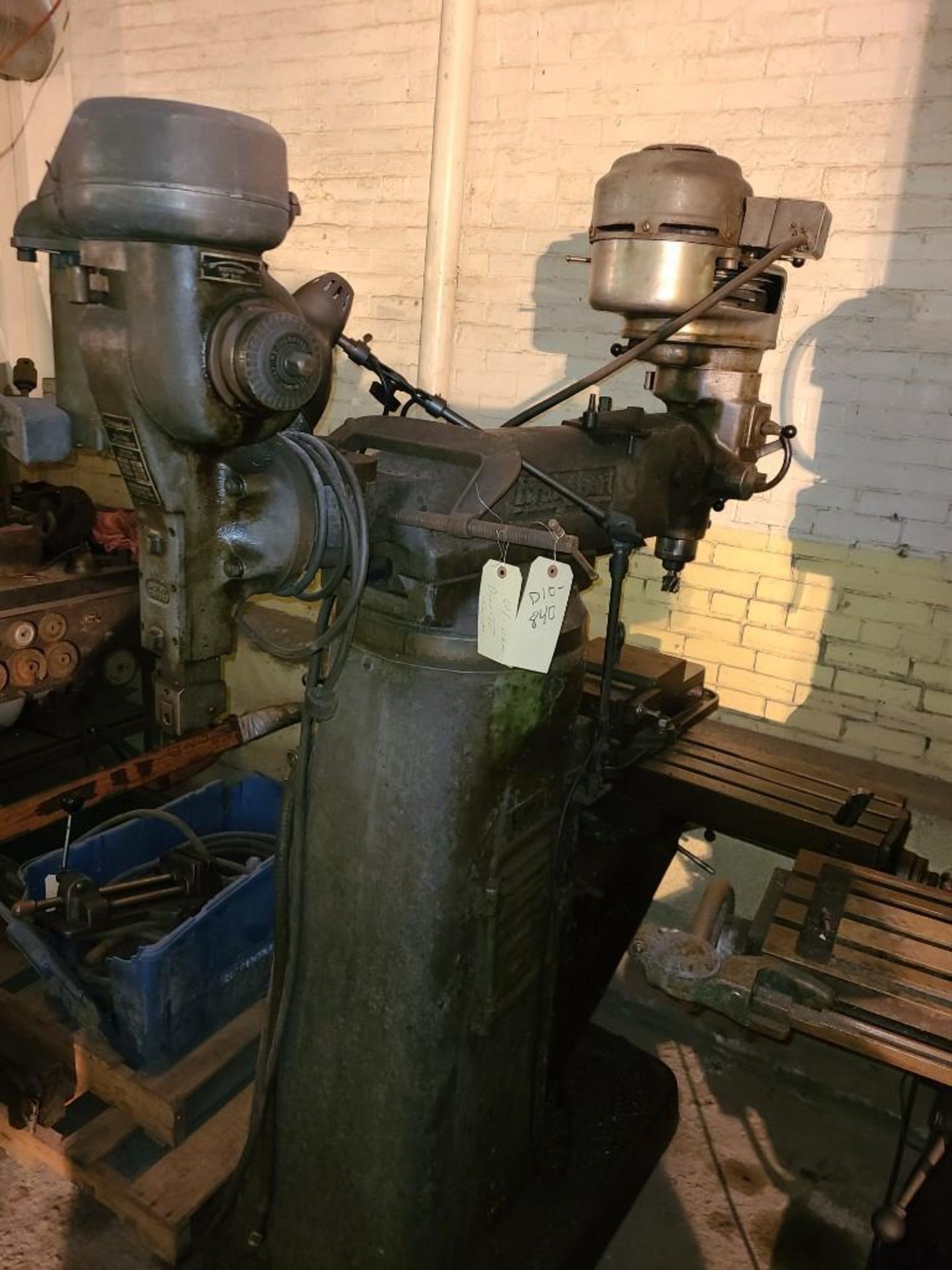 Brideport Milling Machine with Shaping Attachment
