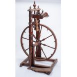 Large regional spinning wheel, mono pedal