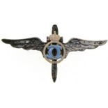 Military Pilot Badge, King Carol II Model, 1931-1940