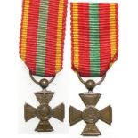 Volunteer Combatant Medal, 1914-1918, Miniature