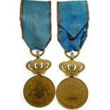 Medal of Faithfull Service, 1st Type, Civil, 1st Class, instituted, on the 8th of April 1880
