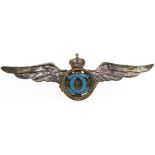 Pilot Badge for Graduates of the "Sport and Tourism"Department, King Carol II Model 1931-1940