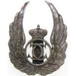 Observer Badge, King Carol II Model with a cut-out chip 1931-1940