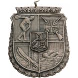 Sportsman Badge (Complete Sportsman), 2nd Class, instituted in 1942