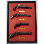 Decorative pistols set