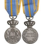 Medal of Faithfull Service, 1st Type, Civil, 2nd Class, instituted, on the 8th of April 1880