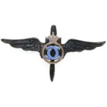 Military Pilot Badge, King Carol II Model, 1931-1940