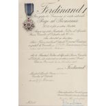 ORDER OF THE CROWN OF ROMANIA, to the Chief Doctor of the City of Botosani