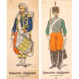 2 Uniformes Posters, Hussard 1840 and Zouave 1852