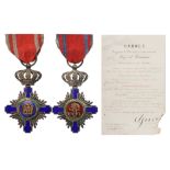 ORDER OF THE STAR OF ROMANIA, 1864