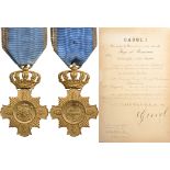 Cross of Faithfull Service, 1st Type, Civil, 1st Class, instituted on the 11th of November 1906,