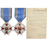 ORDER OF THE CROWN OF ROMANIA, 1881