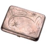 Silver cigarette case