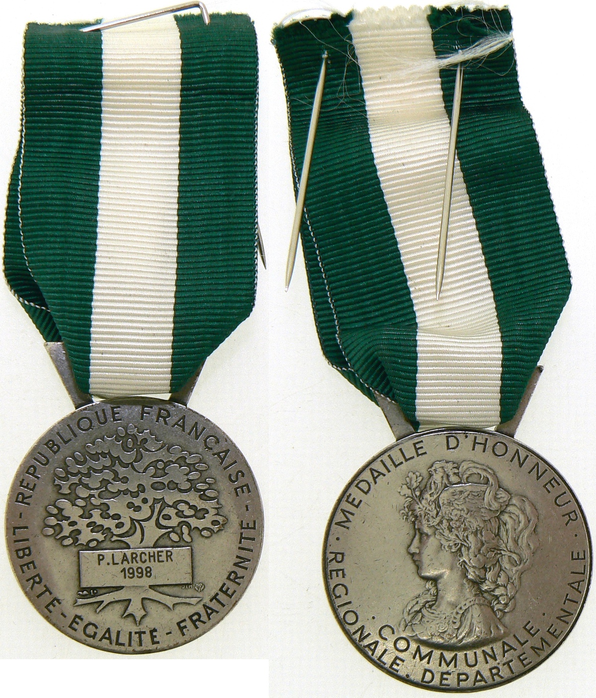 Regional, Departamental and Communal Honor Medal - Image 2 of 2