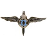 Military Pilot Badge, King Carol II Model, 1931-1940