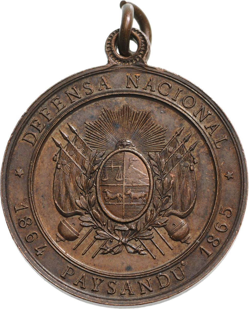 Commemorative Medal of "GENERAL LEANDRO GOMEZ", 1864-1865 - Image 2 of 2