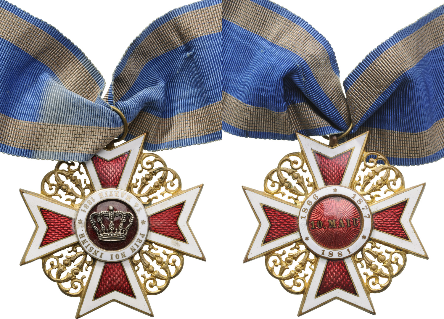 ORDER OF THE CROWN OF ROMANIA, 1881 - Image 2 of 2