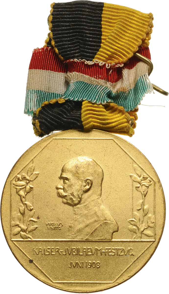 Kaiser Jubliaeum-Festzug Medaille, 1908