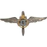 Military Pilot Badge, King Carol II Model, 1931-1940