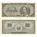 POPULAR REPUBLIC OF ROMANIA (REPUBLICA POPULARA ROMANA), 20 Lei dated 15th June 1950