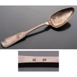 Large silver service spoon