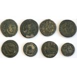 Licinius I (308-324) and Licinius II (317-324), AE Nummus, Lot of 4