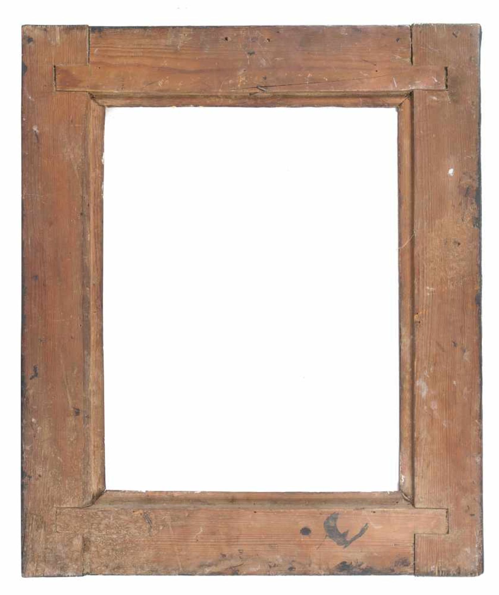 Carved, gilded and painted wooden frame. Majorca. 17th century. - Bild 3 aus 3